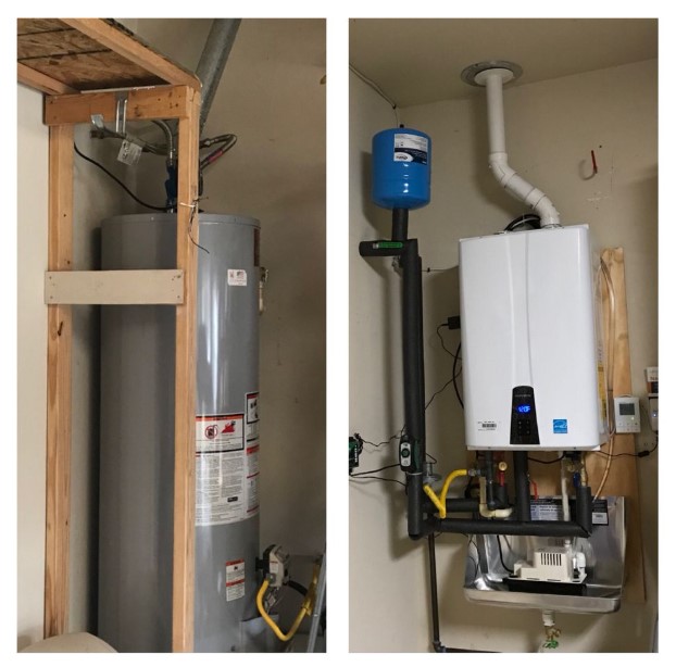 tank vs tankless water heater